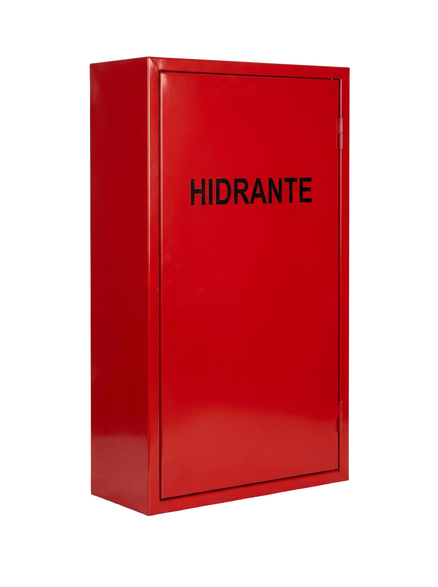 Abrigo metálico para hidrante e extintor